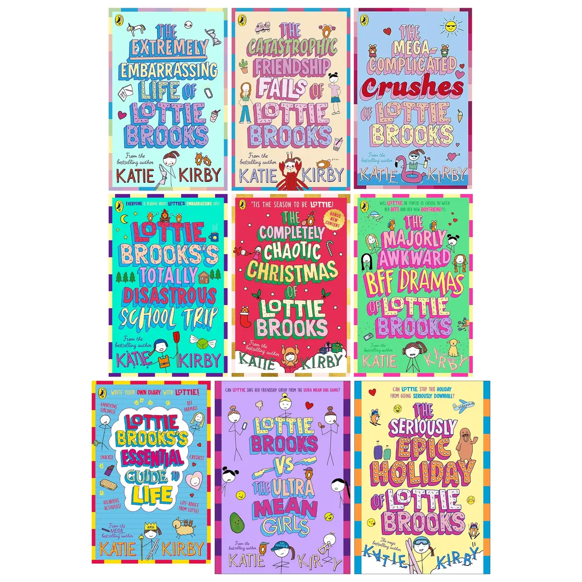 Lottie Brooks Series By Katie Kirby 9 Books Collection Set - Ages 9-12 - Paperback/Hardback 1