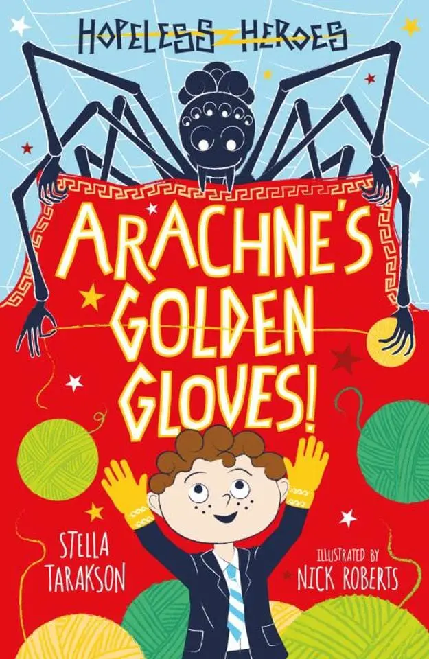 Arachne's Golden Gloves Qr Code By Stella Tarakson - Hopeless Heroes - Paperback 1