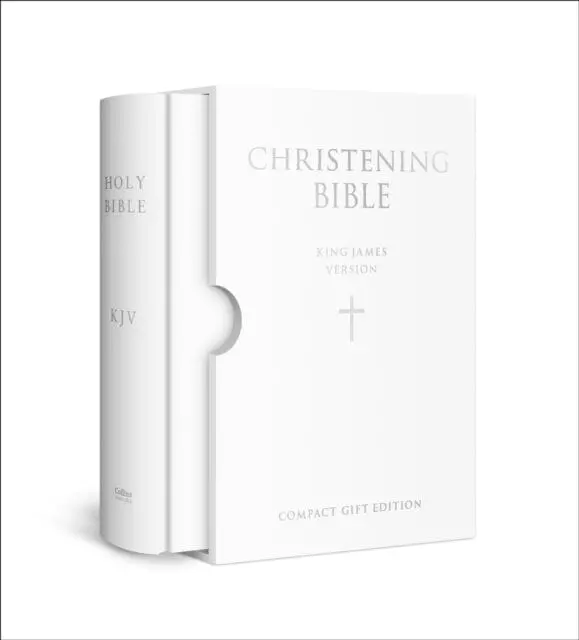 Holy Bible: King James Version (Kjv) White Compact Christening Edition By Collins Kjv Bibles 1
