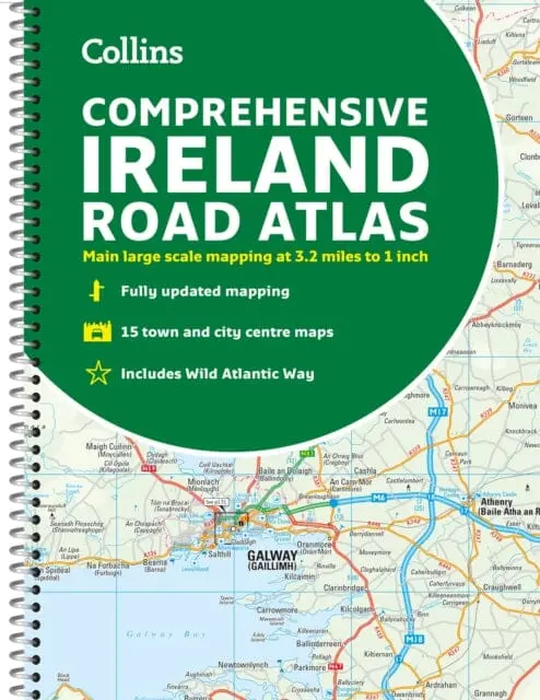 Comprehensive Road Atlas Ireland By  Collins Maps 1