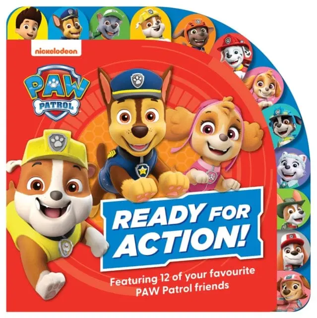 Paw Patrol Ready For Action! Tabbed Board Book By  Paw Patrol 1