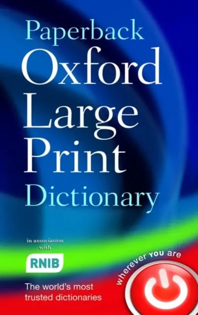 Paperback Oxford Large Print Dictionary By Oxford Languages 1