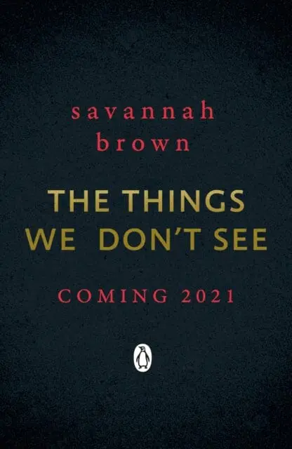 The Things We Don't See By Savannah Brown 1