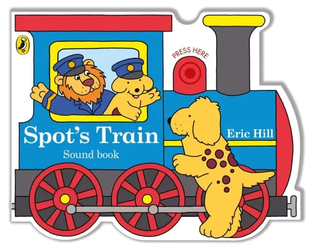 Spot's Train: Shaped Board Book With Real Train Sound By Eric Hill 1