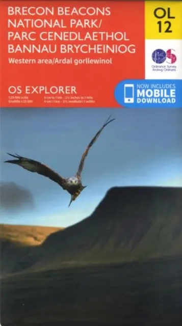 Brecon Beacons National Park - Western Area Os Map 1