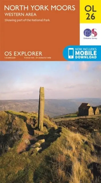 North York Moors - Western Area By Ordnance Survey 1