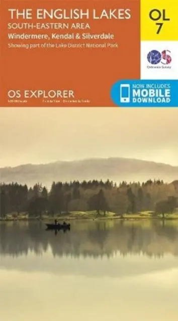The English Lakes South-Eastern Area: Windermere, Kendal & Silverdale Os Map 1