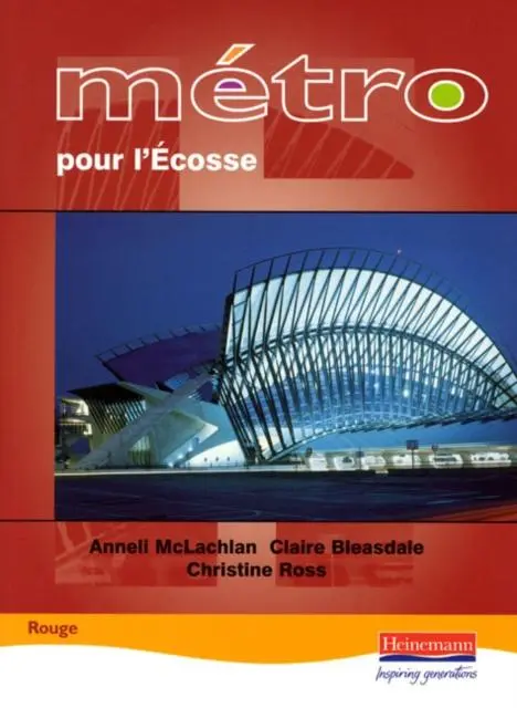 Metro Pour L'ecosse Rouge Student Book 1