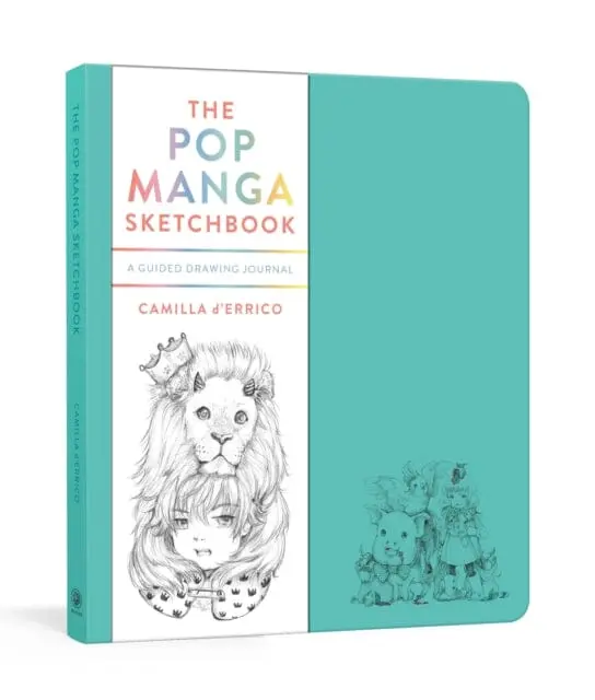 The Pop Manga Sketchbook : A Guided Drawing Journal By Camilla D'errico 1