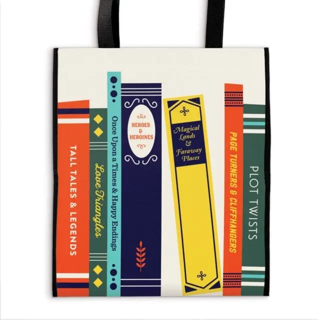 Literary Tales Reusable Tote By Galison 1