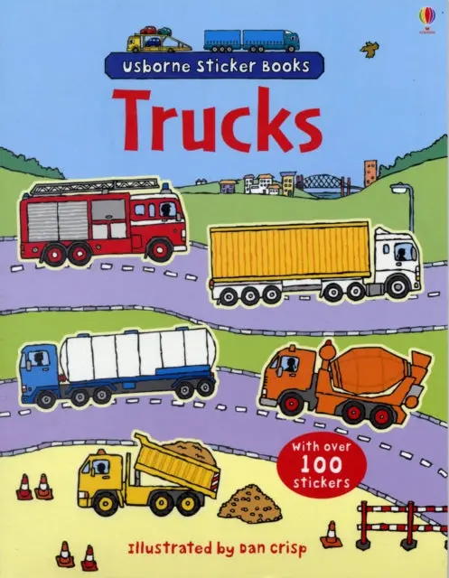 First Sticker Book Trucks By Sam Taplin 1