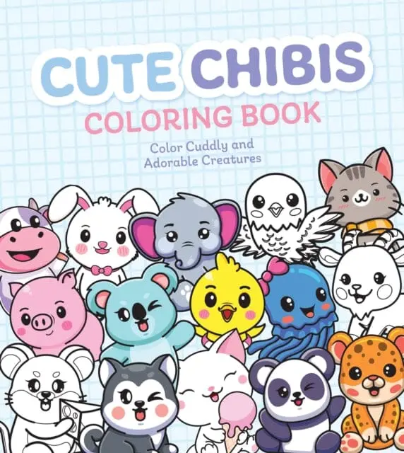 Cute Chibis Coloring Book By Editors Of Chartwell Books 1
