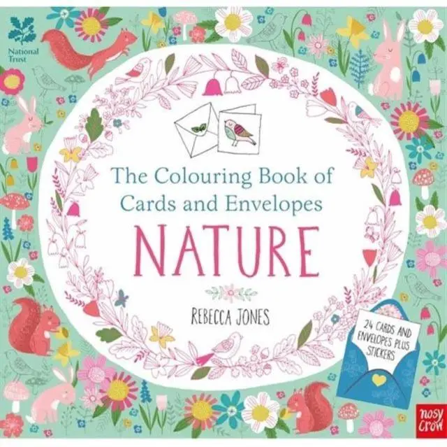 National Trust: The Colouring Book Of Cards And Envelopes - Nature 1