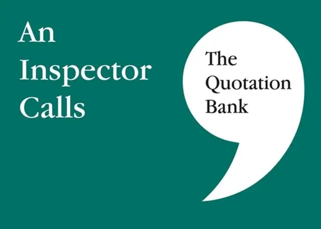 The Quotation Bank : An Inspector Calls Gcse Revision And Study Guide For English Literature 9-1 1