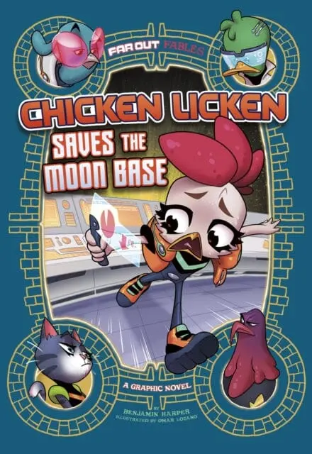 Chicken Licken Saves The Moon Base : A Graphic Novel By Benjamin Harper 1