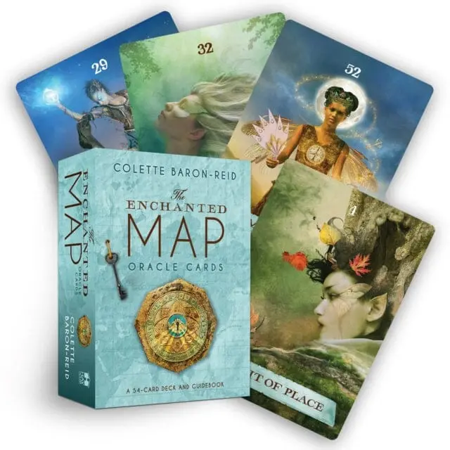 The Enchanted Map Oracle Cards: A 54-Card Deck And Guidebook By Colette Baron-Reid 1