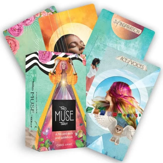 The Muse Tarot: A 78-Card Deck And Guidebook By Chris-Anne 1