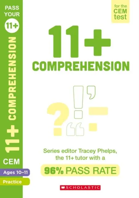 11+ English Comprehension Practice And Assessment For The Cem Test Ages 10-11 1
