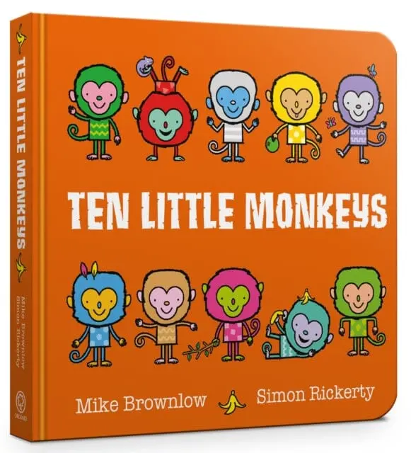 Ten Little Monkeys Board Book By Mike Brownlow 1