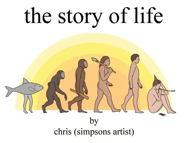The Story Of Life By Chris (Simpsons Artist) 1