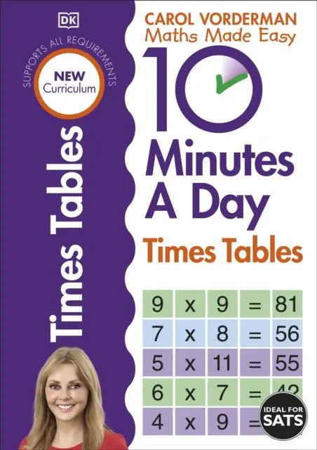 10 Minutes A Day Times Tables 1