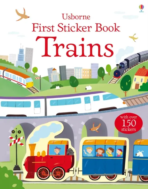 First Sticker Book Trains By Sam Taplin 1