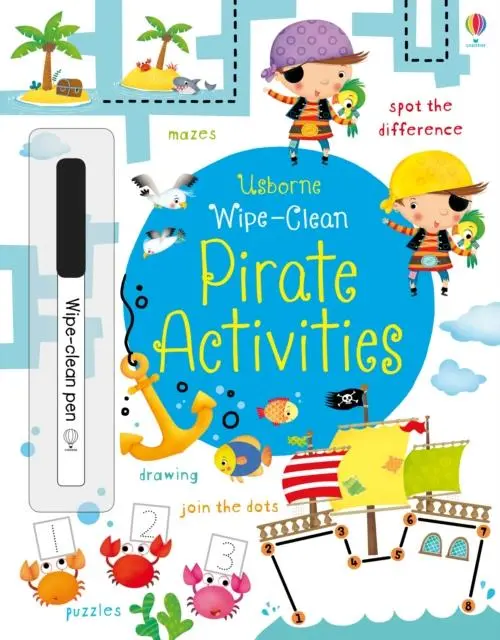 Wipe-Clean Pirate Activities 1