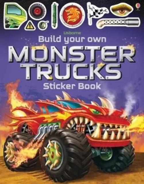 Build Your Own Monster Trucks Sticker Book By Simon Tudhope 1