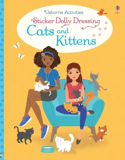 Sticker Dolly Dressing Cats And Kittens 1