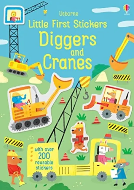Little First Stickers Diggers And Cranes By Hannah Watson 1