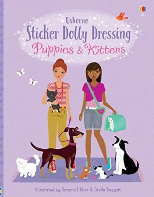 Sticker Dolly Dressing Puppies And Kittens 1