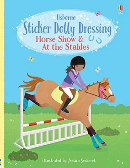 Sticker Dolly Dressing Horse Show And At The Stables 1
