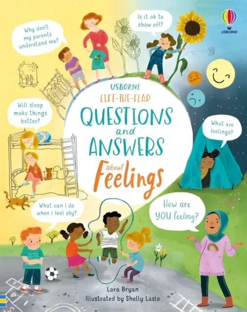 Lift-The-Flap Questions And Answers About Feelings By Lara Bryan 1