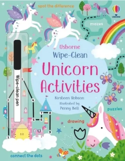 Wipe-Clean Unicorn Activities By Kirsteen Robson 1