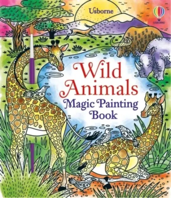 Wild Animals Magic Painting Book By Abigail Wheatley 1