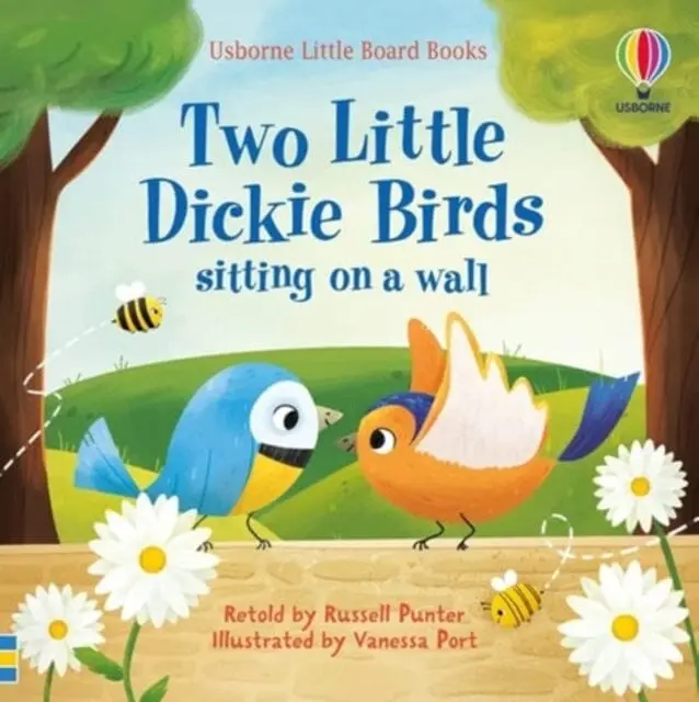 Two Little Dickie Birds Sitting On A Wall By Russell Punter 1