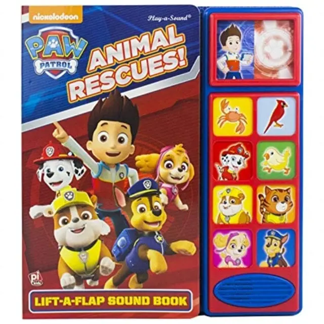 Paw Patrol Lift A Flap Sound Book Op By Pi Kids 1