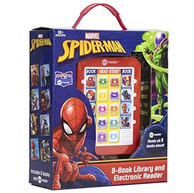 Marvel Spider-Man: Me Reader 8-Book Library And Electronic Reader Sound Book Set By Simone Buonfantino 1