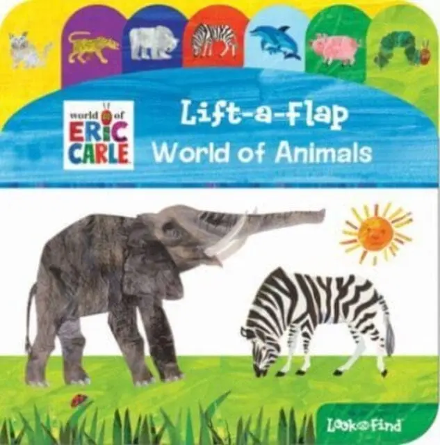 Eric Carle World Of Animals Lift A Flap Look & Find Board By P I Kids 1