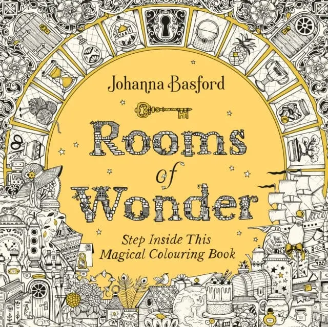 Rooms Of Wonder: Step Inside This Magical Colouring Book By Johanna Basford 1