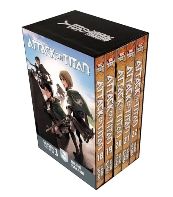 Attack On Titan Season 3 Part 2 Manga Box Set By Hajime Isayama 1