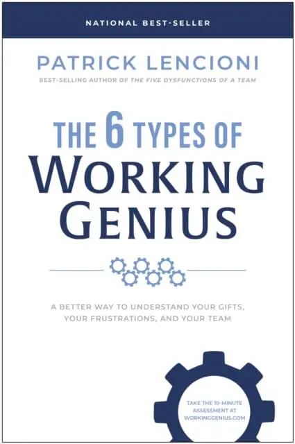 The 6 Types Of Working Genius : A Better Way To Understand Your Gifts, Your Frustrations, And Your Team By Patrick M. Lencioni 1