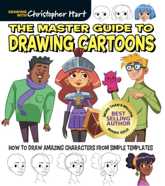 The Master Guide To Drawing Cartoons : How To Draw Amazing Characters From Simple Templates By Christopher Hart 1