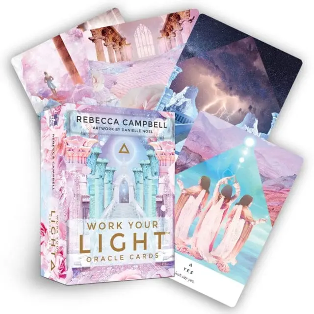Work Your Light Oracle Cards: A 44-Card Deck And Guidebook By Rebecca Campbell 1