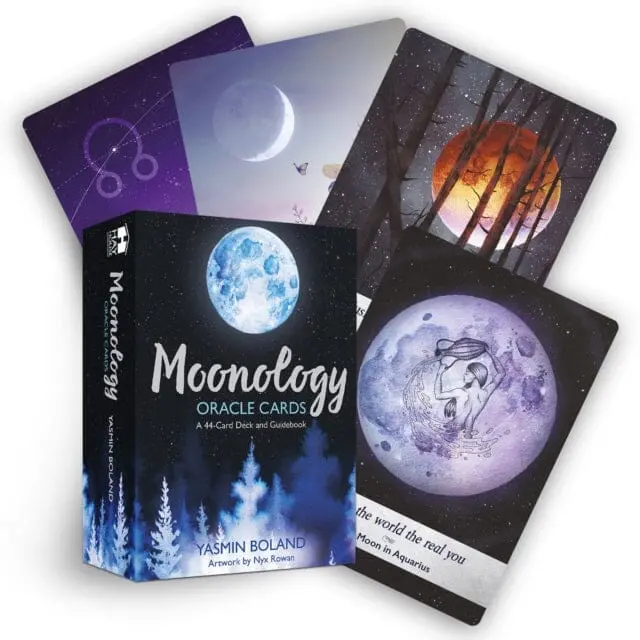 Moonology (Tm) Oracle Cards: A 44-Card Deck And Guidebook By Yasmin Boland 1