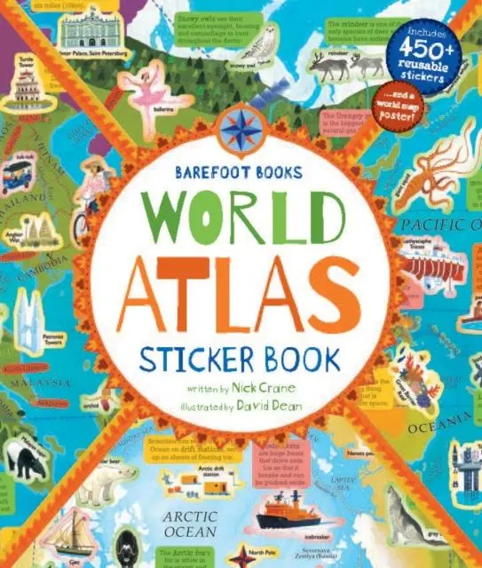 World Atlas Sticker Book 1