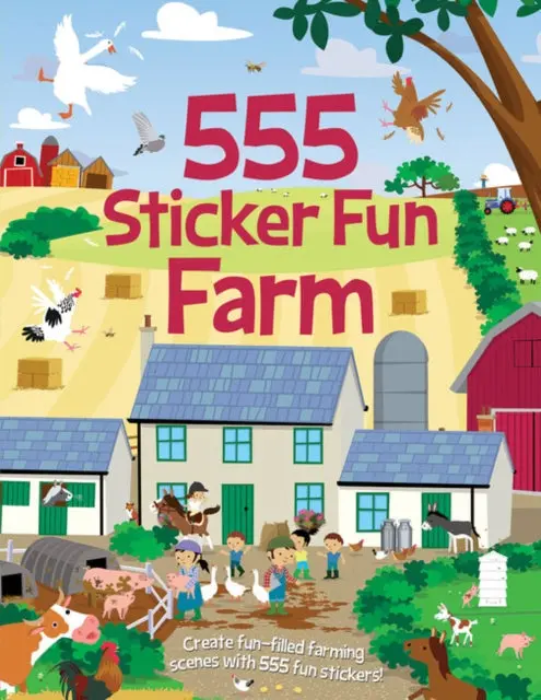 555 Sticker Fun - Farm Activity Book By Joshua George 1