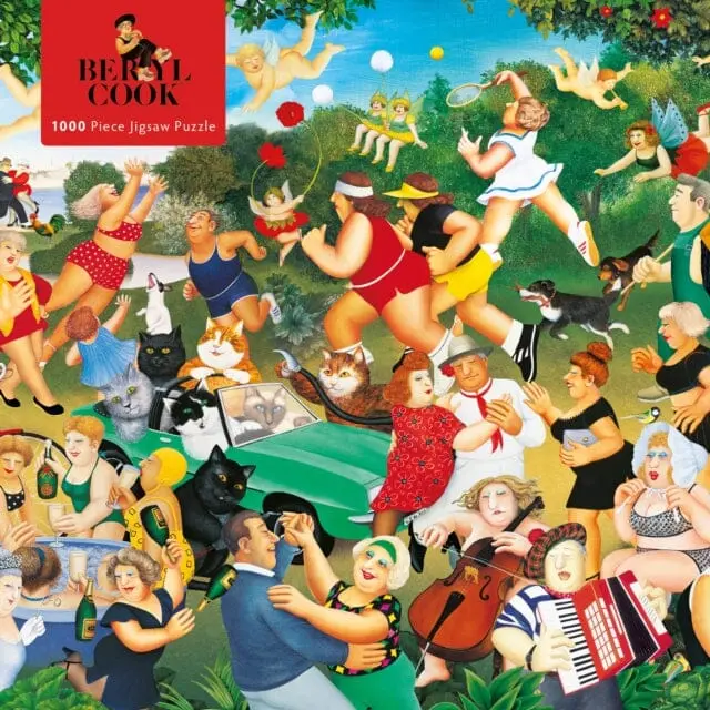 Adult Jigsaw Puzzle Beryl Cook: Good Times  1000-Piece Jigsaw Puzzles By Flame Tree Studio 1