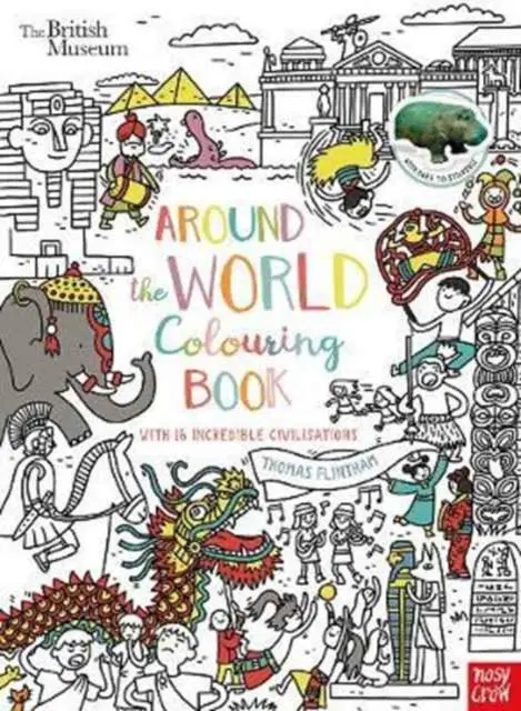 British Museum: Around The World Colouring Book By Thomas Flintham 1