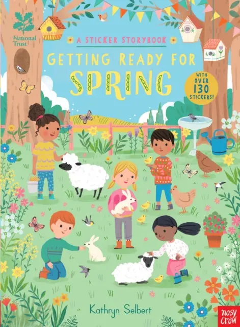 National Trust: Getting Ready For Spring, A Sticker Storybook By Kathryn Selbert 1